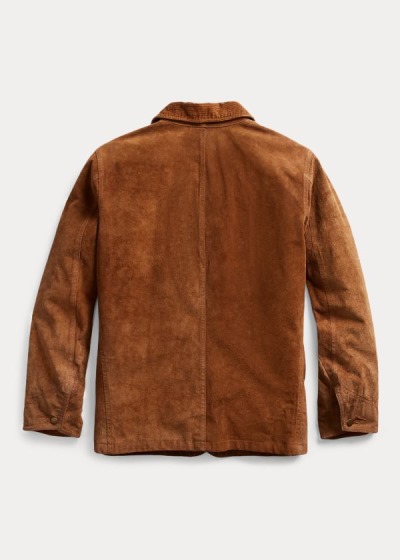 Men's Ralph Lauren Suede Chore Jackets | 720385WZQ